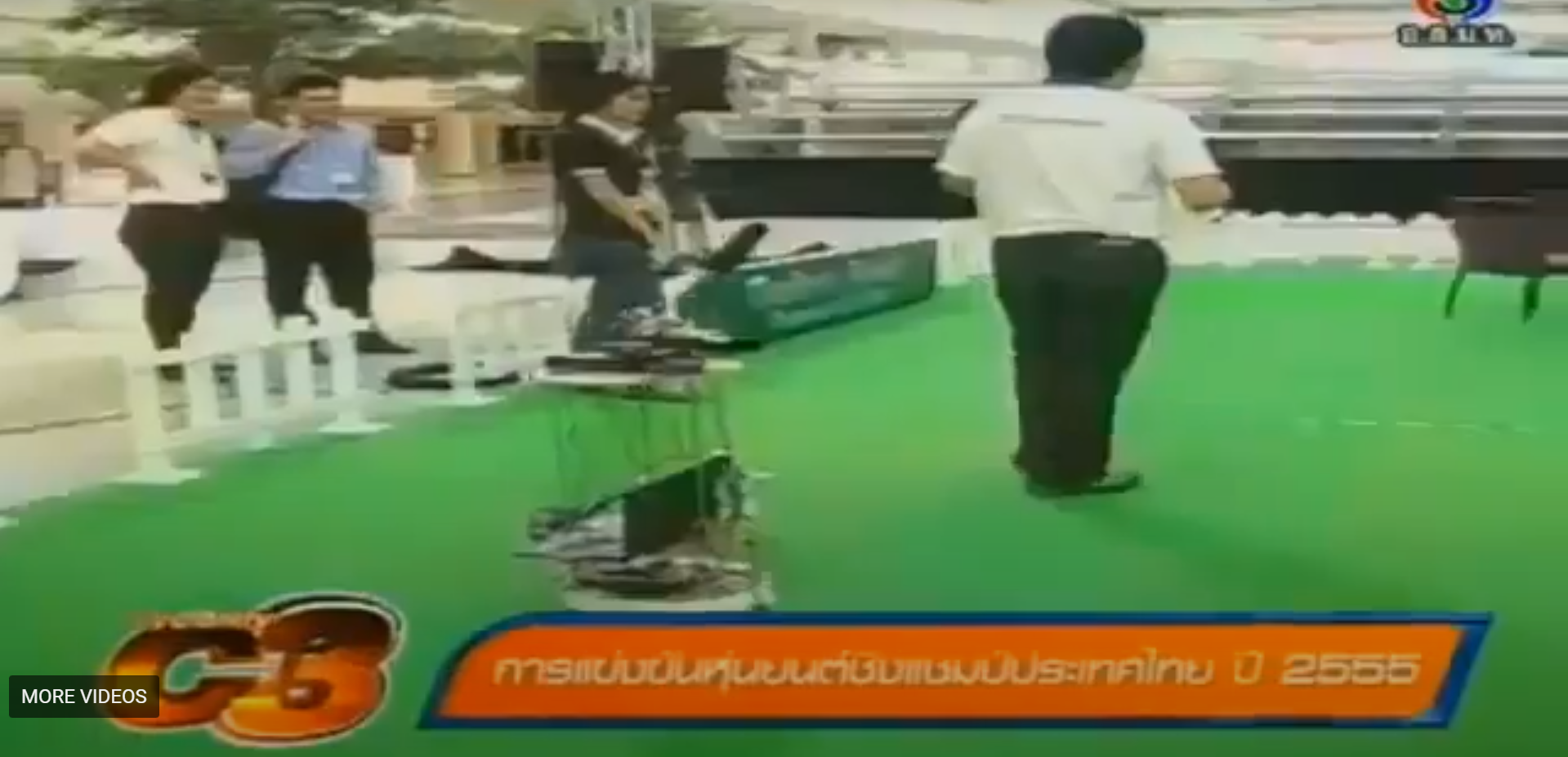 On behalf of Mahidol University, BART LAB Organizes the Thailand Robot Championship 2012 (TRC 2012) and Media Coverage by Channel 3