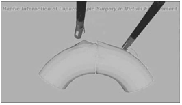 Validation Study of a Wave Equation Model of Soft Tissue for a New Virtual Reality Laparoscopy Training System